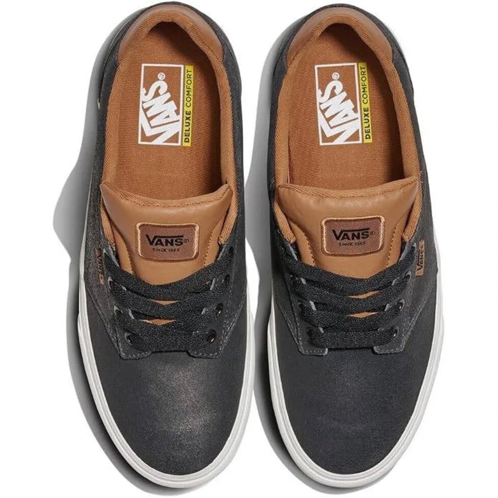 Vans Atwood Deluxe  Black Brown Sneakers VN000CTOYS8 Mens 13